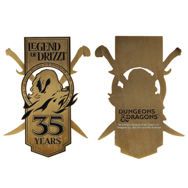 Dungeons & Dragons Limited Edition Legend of Drizzt 35th Anniversary Ingot 1