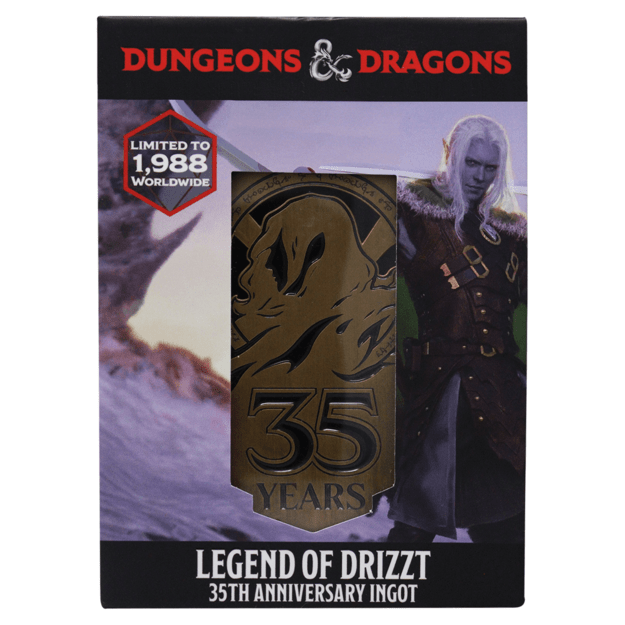 Dungeons & Dragons Limited Edition Legend of Drizzt 35th Anniversary Ingot 4