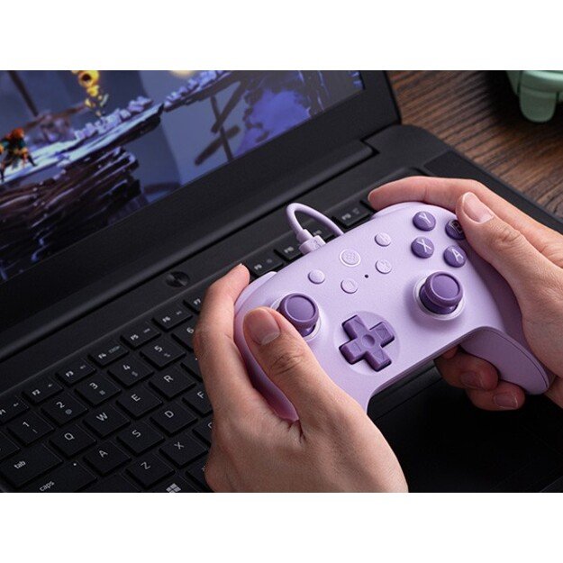 8BitDo Ultimate 2C Wired Pad Purple 5
