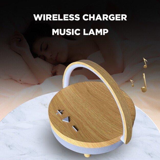 Hâws - Rømø night lamp with wireless charging and speaker 2
