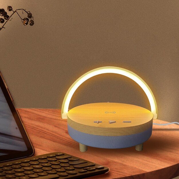 Hâws - Rømø night lamp with wireless charging and speaker 3