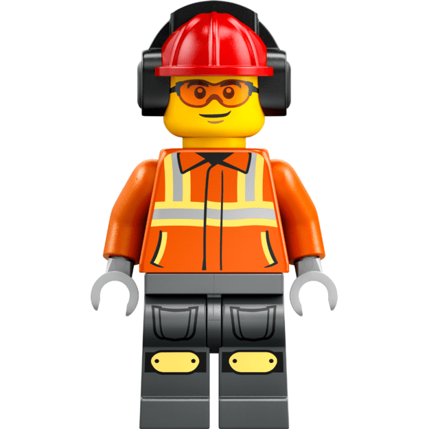 LEGO - LEGO City - Yellow Construction Wheel Loader (60450) 3