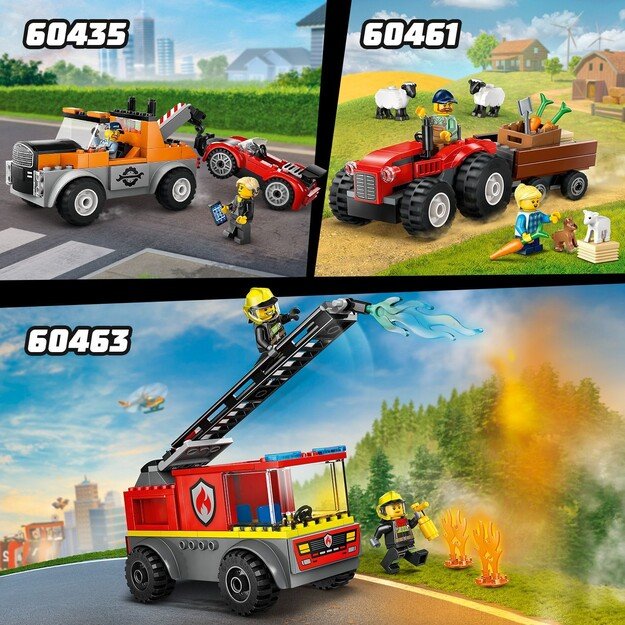 LEGO - LEGO City - Yellow Construction Wheel Loader (60450) 4