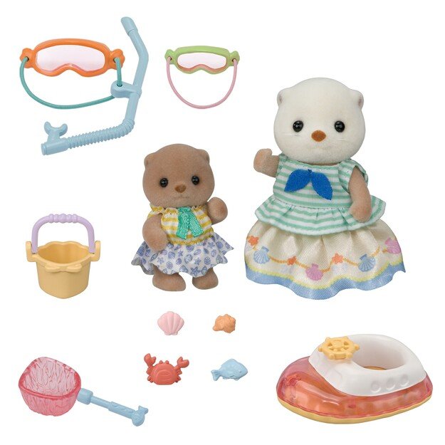 Sylvanian Families - Sea Otter Sisters - Splashy Snorkel Set (5804) 3