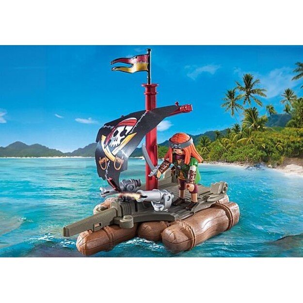 Playmobil - Pirate Raft with Treasure (71794) 2