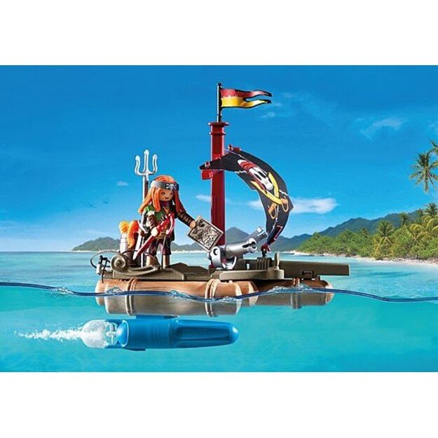 Playmobil - Pirate Raft with Treasure (71794) 3