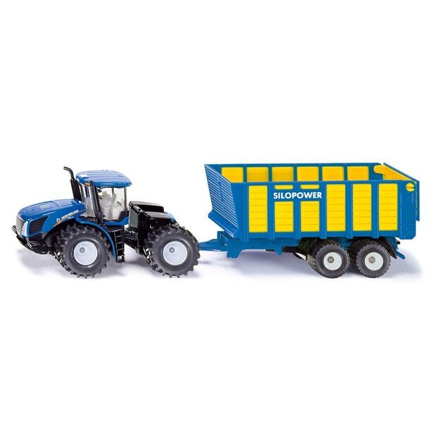 Siku - 1:50 Tractor With Silage Trailer (313-1947) 1