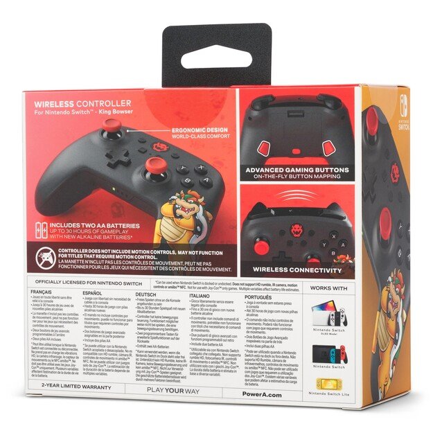 PowerA Wireless Controller - Bowser /Nintendo Switch 2