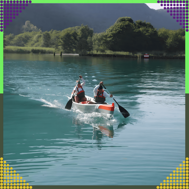Składane Wiosło Kajakowe do Deski SUP 2w1 Regulowane 3-Częściowe 210 cm Pro 29