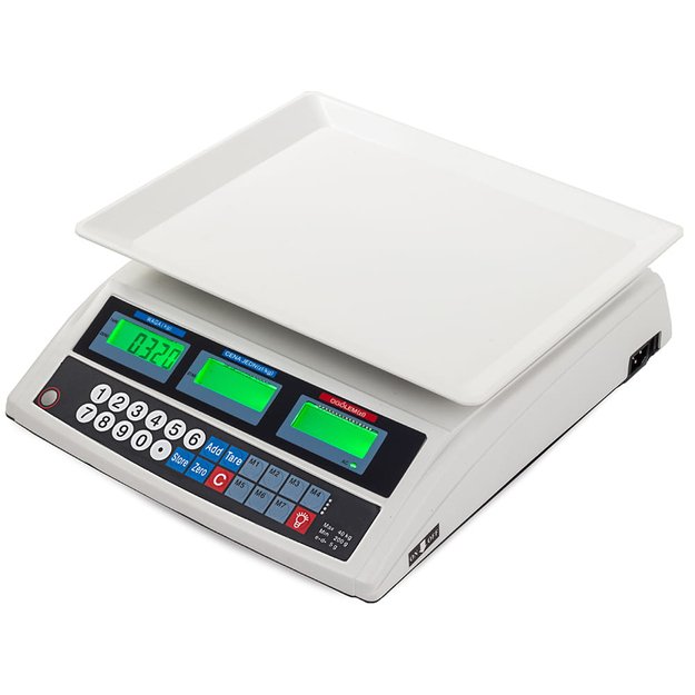 WAGA SKLEPOWA KALKULACYJNA GASTRONOMICZNA MAGAZYNOWA LCD 30 KG 2G  13