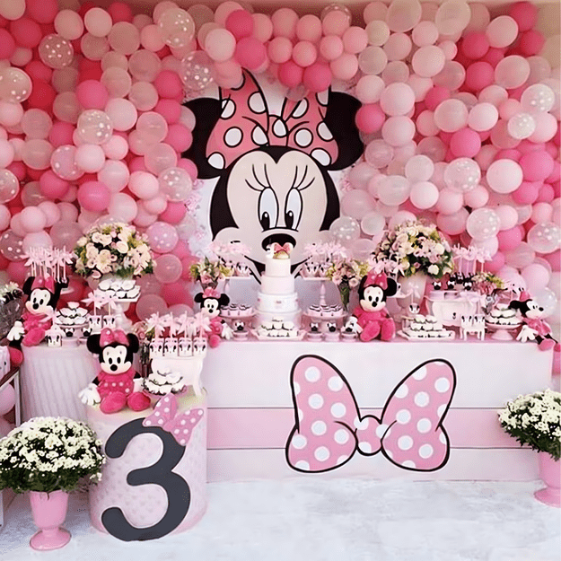 Girlanda Balonowa Zestaw Balonów na Urodziny Myszka Minnie Mini 111 ele 2
