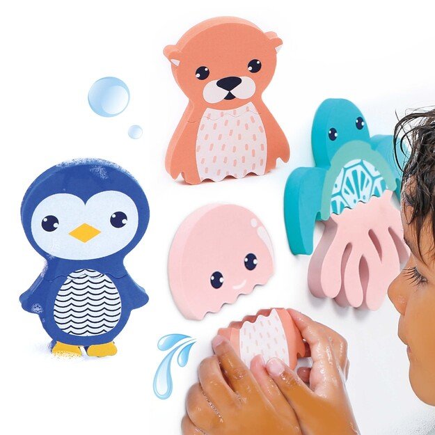 Ludi - Mix & Match - Foam animals for the bath - (LU40078) 7