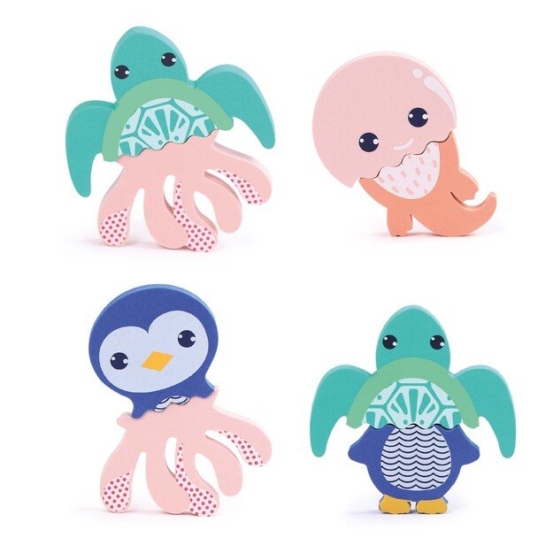 Ludi - Mix & Match - Foam animals for the bath - (LU40078) 8