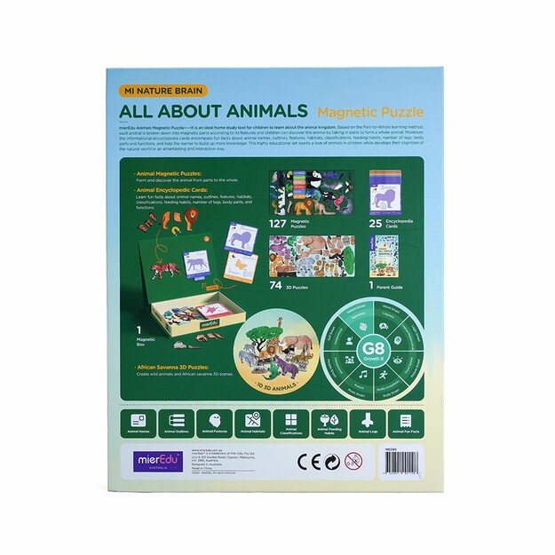 mierEdu - Magnetic Learning Box - All About Animals - (ME093) 3