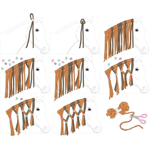 Miss Melody - DIY Heste Man ( 0412484 ) 4