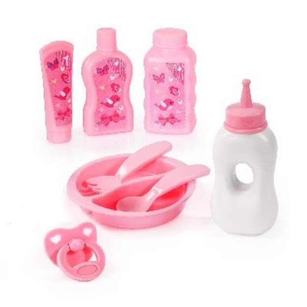 Bayer - Dolls Pram Playset - Rosa / Grey (18333AC) 1