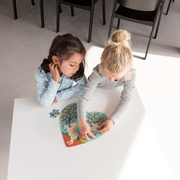 Scratch Europe - Contour puzzle - unicorn - (466181194) 1