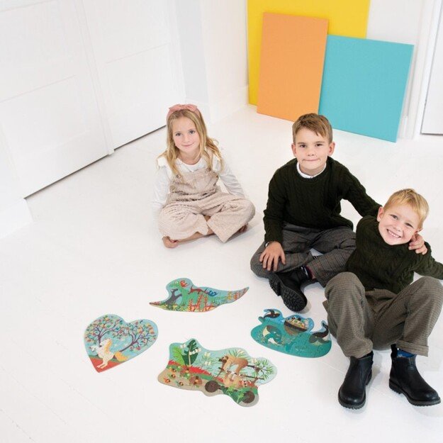 Scratch Europe - Contour puzzle - unicorn - (466181194) 3