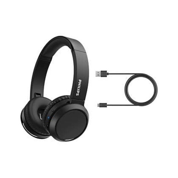 Philips Audio - On-ear Wireless Headphones - Black 4