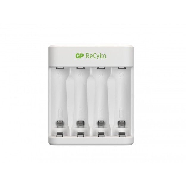 GP - ReCyko Battery Charger E411 USB - incl. 4 x AA 2100 mAh Batteries 2