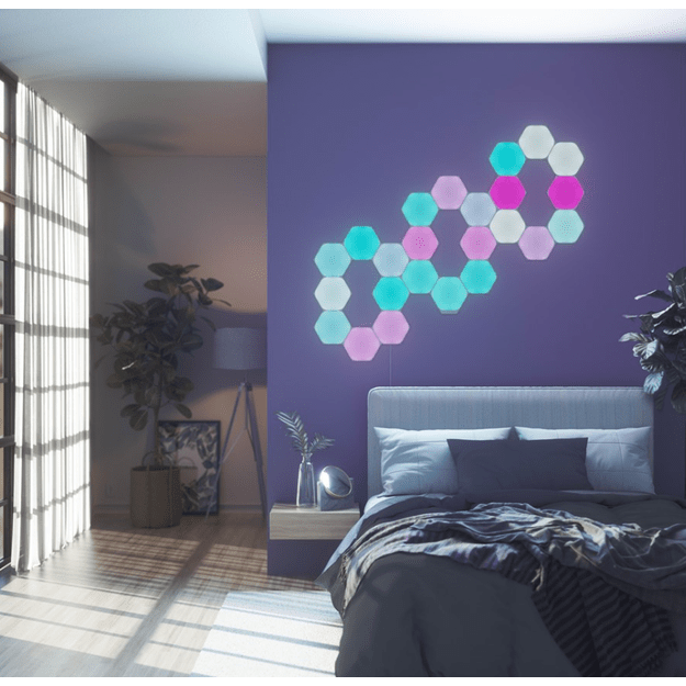 Nanoleaf - Shapes - Hexagons Expansion Pack - 3 Panels 3