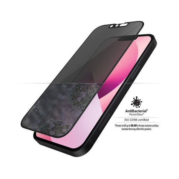 PanzerGlass - Privacy Screen Protector Apple iPhone 13 Mini - Edge-to-Edge 2