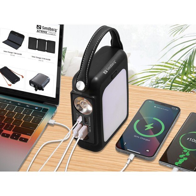 Sandberg - Hand Crank Power Bank 20.000 mAh 4