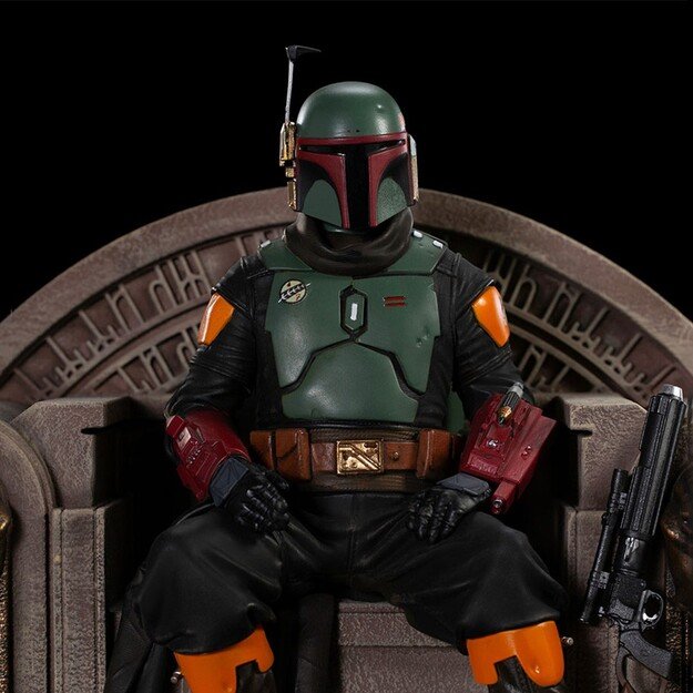 Star Wars - Boba Fett on Throne Statue Delux Art Scale 1/10 3
