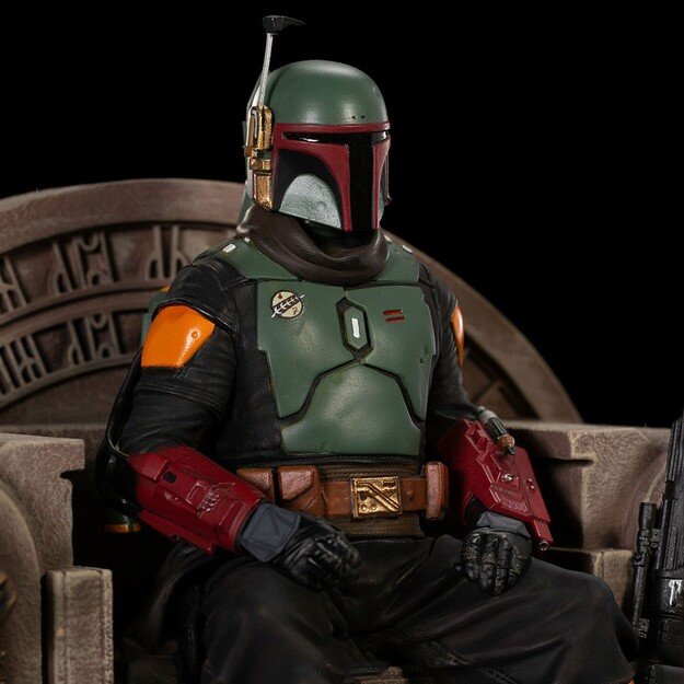 Star Wars - Boba Fett on Throne Statue Delux Art Scale 1/10 2