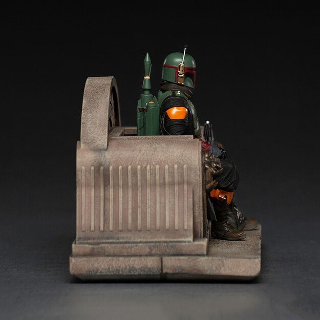 Star Wars - Boba Fett on Throne Statue Delux Art Scale 1/10 1