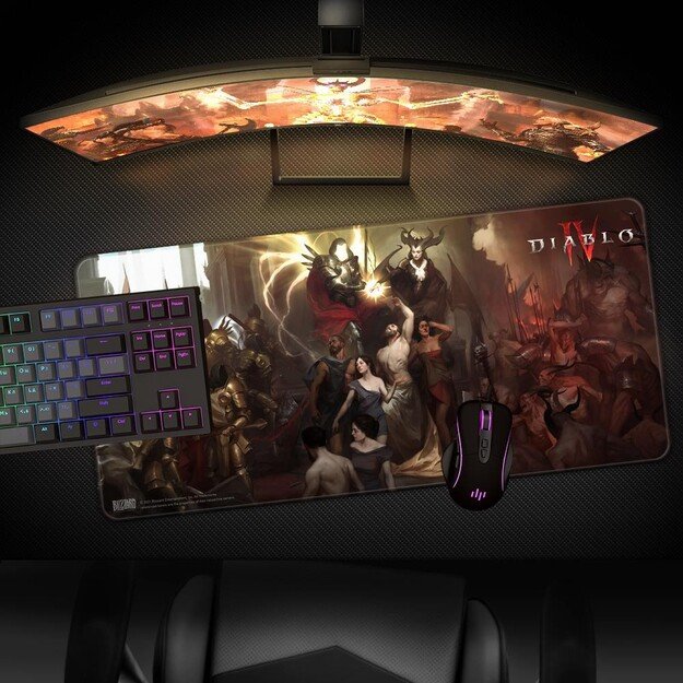 Diablo IV - Inarius and Lilith mousepad  XL 2