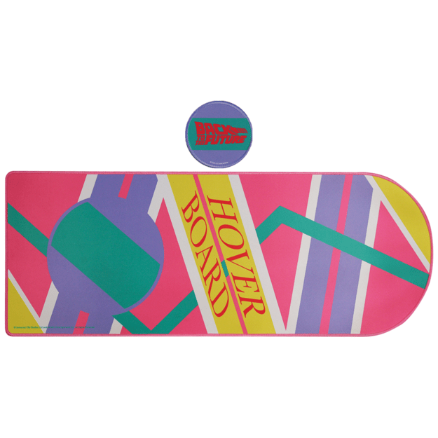 Back to the Future XL Hoverboard Desk Pad and Coaster Set 2