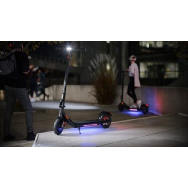 Sharp - Electric Scooter with LED light footplate - Black 6