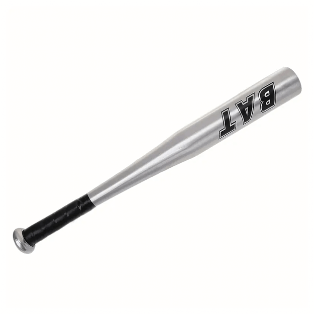 Kij Baseballowy Bejsbolowy Bat Aluminiowy 25  64cm Mocny Treningowy Srebrny 18
