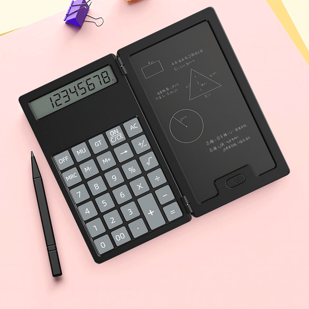 Kalkulator 2w1 Naukowy Szkolny Biurowy z Notatnikiem Rysik Notes Notatnik  24