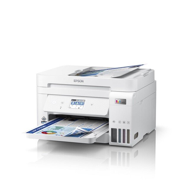 Epson - EcoTank ET-4856 White Multifunction printer 6