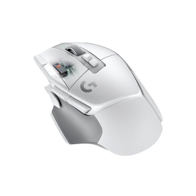Logitech - G502 X LIGHTSPEED Wireless Gaming Mouse - White/Core 6