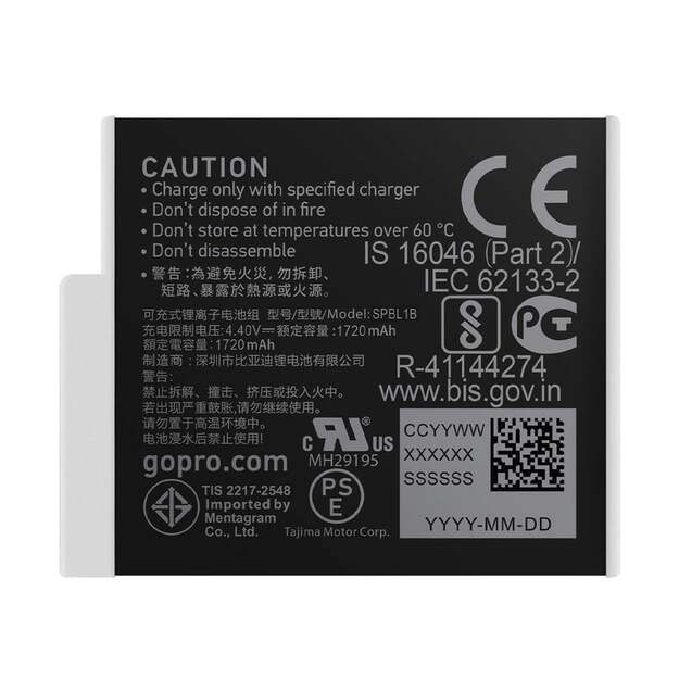GoPro - Enduro Rechargeable Battery for HERO10 & HERO9 Black 1