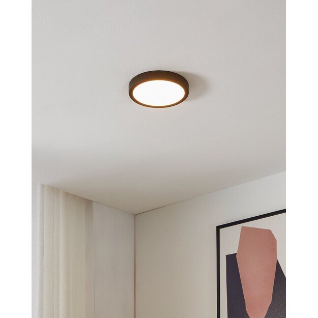 EGLO - Fueva-Z ceiling lamp black Ø21 - TW - Zigbee, Bluetooth 4