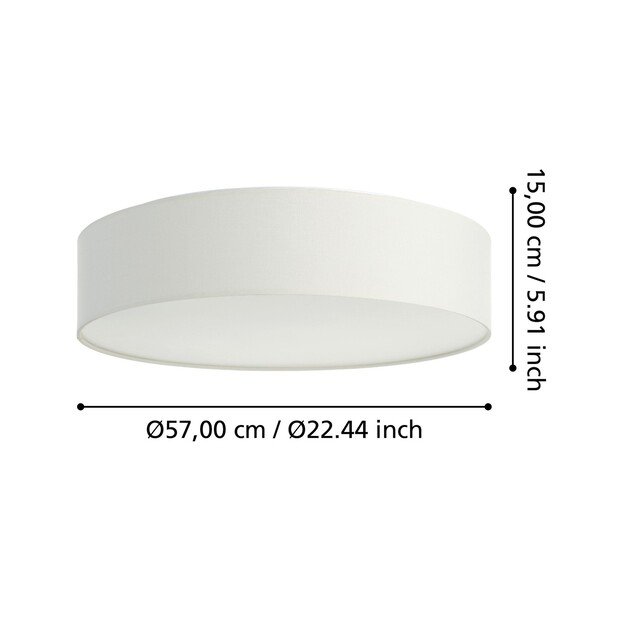 EGLO - Romao-Z loft lamp white Ø57 - RGB + TW - Zigbee, Bluetooth 1
