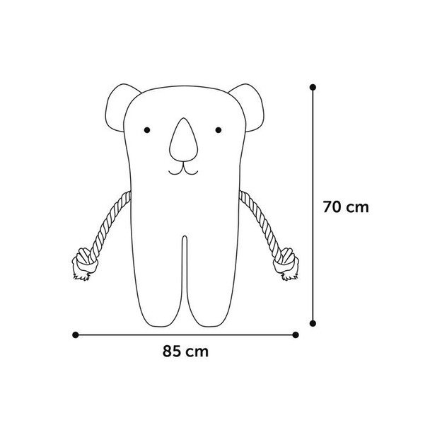Flamingo - Dogtoy Koala 70 cm 2