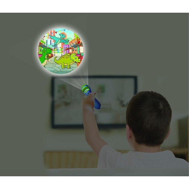 Lexibook - Projector and Torch for Dinosaur Stories - (LTC050DINO) 2