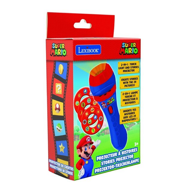 Lexibook - Super Mario Theme Stories Projector and Torch Light - (LTC050NI) 2