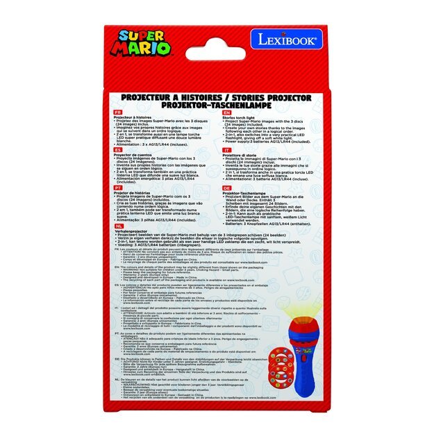 Lexibook - Super Mario Theme Stories Projector and Torch Light - (LTC050NI) 3