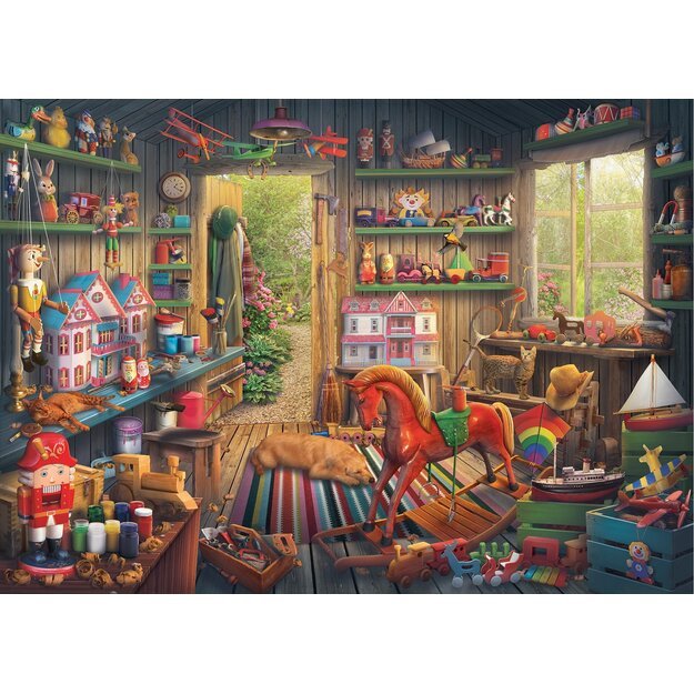 Ravensburger - Puzzle Nostalgic Toys 1000p (12000576) 1