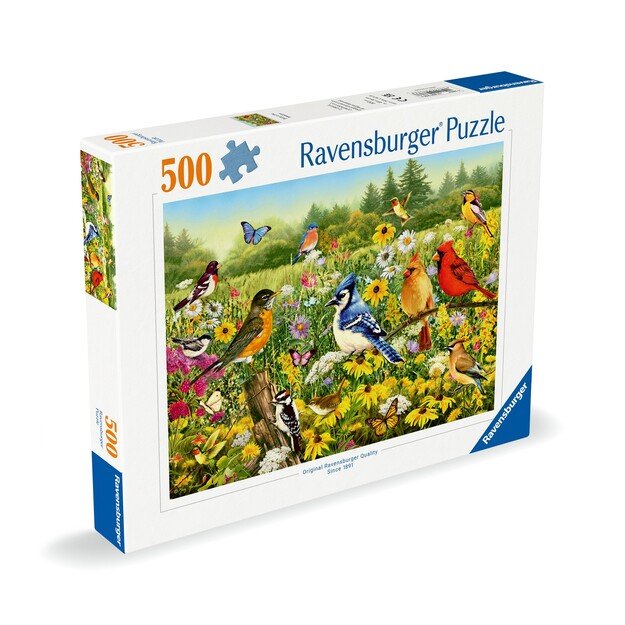 Ravensburger - Puzzle Birds in the Meadow 500p (12000336) 2
