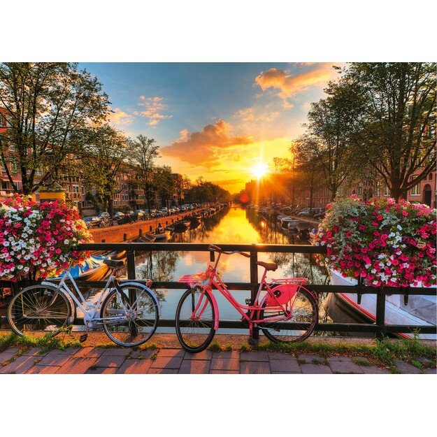 Ravensburger - Puzzle Bicycles In Amsterdam 1000p (12000662) 1