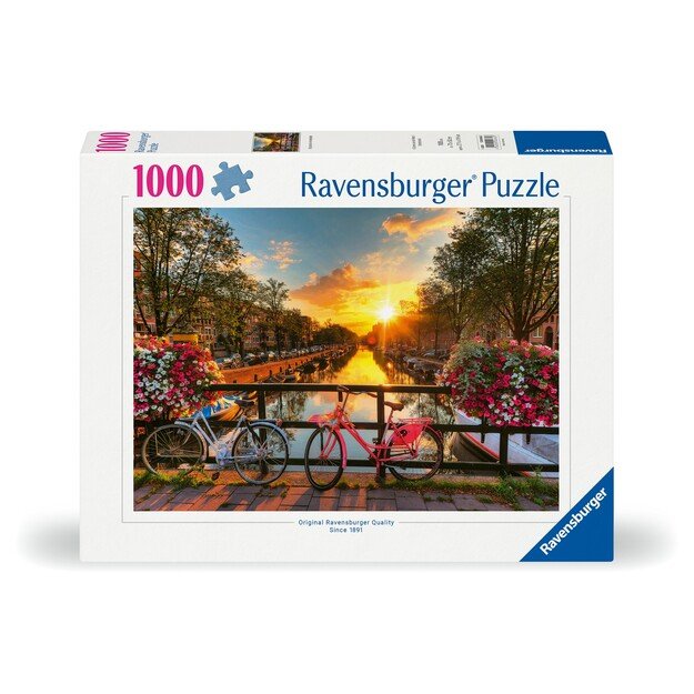 Ravensburger - Puzzle Bicycles In Amsterdam 1000p (12000662) 2