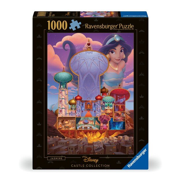 Ravensburger - Puzzle Disney Castles Jasmine 1000p (12000258) 1