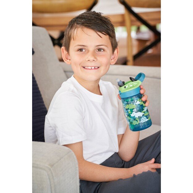 Contigo - Easy Clean Kids Water Bottle 420ml - Dinos 6